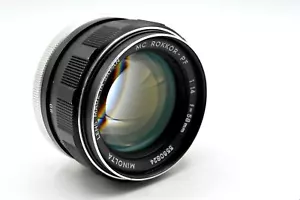 Lente Minolta 55 mm o 58 mm f/1,4 f/1,7, f/1,8, f/1,9 f/2,0 h&v md - Imagen 1 de 12