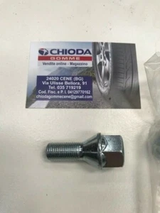 KIT 20 VITI CONICO BULLONI RUOTE 12X1,25 24MM CH 19 60° MODELLO A102 - Imagen 1 de 2