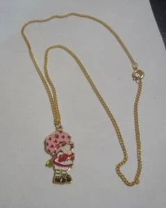 ERDBEERE SHORTCAKE VINTAGE SCHMUCK HALSKETTE SSC - Bild 1 von 1