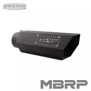 MBRP BLACK HEX DIESEL EXHAUST TIP 4" INLET 5" OUTLET 16" LENGTH T5164BLK - Picture 1 of 4