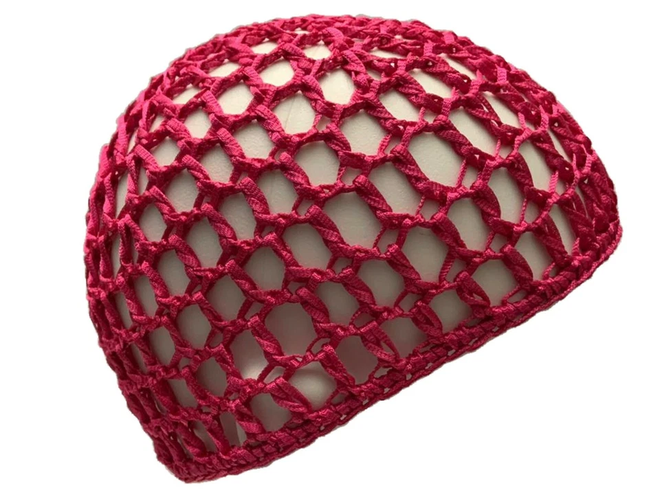 Red de malla para el cabello ganchillo gorra para peces cubierta para dormir noche turbante red para el cabello cúpula Foto 1 de 1