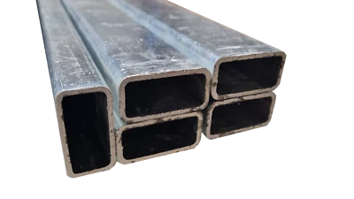 Verzinkt Rechteckrohr Vierkantrohr Stahlrohr Hohlprofil Stahl feuerverzinkt - Bild 1 von 4