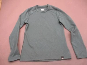 REI COOP Size M (10-12) Boys Gray Crew Neck Long Sleeve Outdoor Athletic Top 073 - Picture 1 of 8