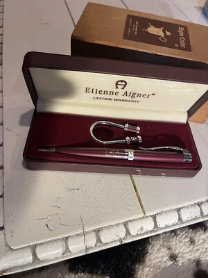 Bolígrafo Etienne Aigner - Etiqueta clave grabada LKA Foto 1 de 4