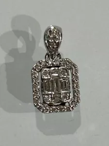 Effy Classique 14K Weißgold Diamant Anhänger, 0,36 TCW 1,7g (NJL028701) - Bild 1 von 8