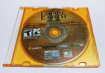 Empire Earth II 2 Exclusive Demo Disc Only PC CD-ROM w/24 track mp3 2004 Sierra  - Image 1 of 4