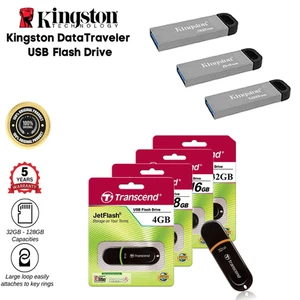 Kingsto UDisk DTKN USB 3.2 Transcen 300 USB 2.0 Flash Drive Memoria Pen Stick Lote - Imagen 1 de 9