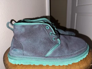 UGG Neumel Damenstiefel Wildleder Freizeit schwarz und grün Größe 7 - Bild 1 von 7