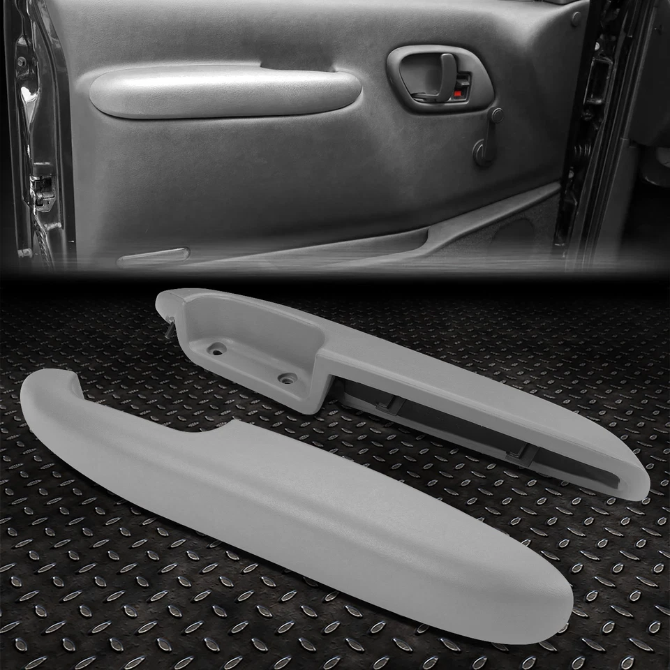 FOR 95-02 CHEVY GMC C/K PICKUP SILVERADO SUBURBAN PADDED FRONT DOOR ARMREST GRAY - Image 1 of 4