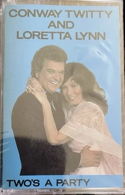 Two’s a Party Cassette Conway Twitty Loretta Lynn NEW Sealed  VTG Tape - Image 1 of 4