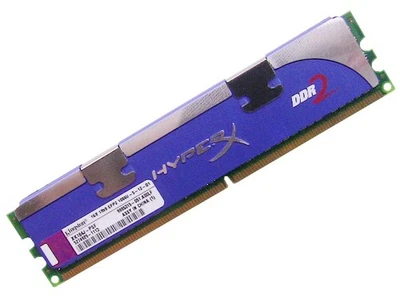Kingston HyperX DDR2 1066Mhz 1GB PC2-8500U Non-ECC RAM Memory Stick XK164J-PSF - Image 1 of 3