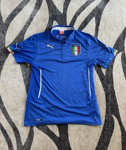Italy 2014 Home Soccer Football Jersey Puma Men’s Sz M - Picture 1 of 10