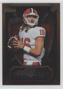 2021 MATTE Blaster Box Silver Foil - Orange Trevor Lawrence Rookie RC Shield - Picture 1 of 4