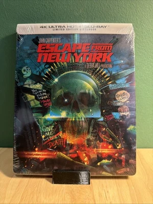 Escape from New York (1981) [4K UHD Blu-ray SteelBook, Limited Edition, Sealed] - Image 1 of 4