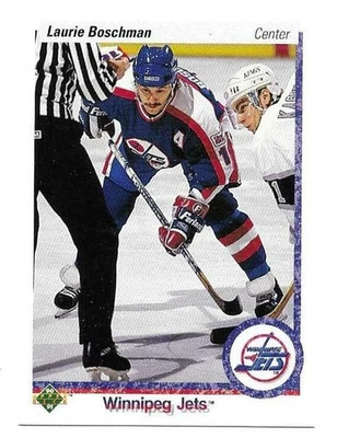 LAURIE BOSCHMAN 1990-91 UPPER DECK CARD NM-MT CONDITION - Image 1 of 2
