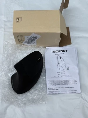 TeckNet Ergonomic Mouse Wireless Bluetooth Vertical Mouse 4800DPI Silent Mouse - Image 1 of 4