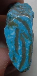 WRG- Kingman Turquoise Rough 0.4 oz Arizona Stabilized High Grade - Picture 1 of 7