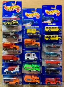 MINT!! Hot Wheels - 1991-1995 Truck Lot of 18 Wheel & Color Variations - Picture 1 of 3