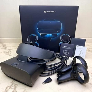 Oculus Rift S Pc Virtual Reality Complete Set Tested Boxed Black japan - Picture 1 of 3