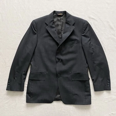 J. Press Presidential Gray Wool Sport Coat Suit Jacket Men's Size 44 S - Image 1 of 4