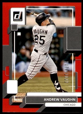 Andrew Vaughn 2022 Donruss Red #89 SN Chicago White Sox - Image 1 of 2