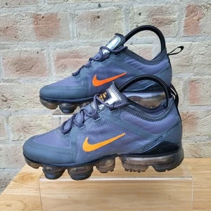 Nike VaporMax 2019 Entrenadores Talla 5 Gris Oscuro Naranja Blaze CZ4202-001 - Imagen 1 de 15