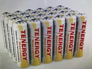 24PK 20102-1 Tenergy AA NiCD 1000mAh RECHARGABLE BATTERIES Solar Garden Lights - Picture 1 of 1
