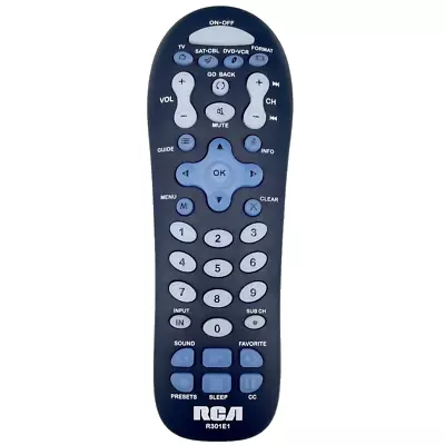 Original RCA R301E1 TV Remote Control F L32WD22 L32WD22A L32WD23 L37WD23 L42WD22 - Image 1 of 4