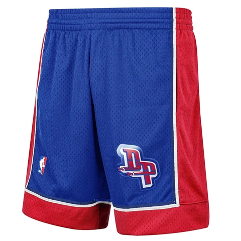 Mens Mitchell & Ness NBA SWINGMAN SHORTS- DETROIT PISTONS 1998 Cover