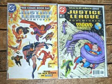 Justice League Adventures #1 and #8 **TWO ISSUE LOT** (DC 2001) TV Cartoon Comic