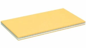 Hasegawa SRK20-4123 Antibacterial Rubber Cutting Board Wood core 41x23 cm Japan - Picture 1 of 1