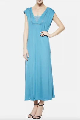 NWT La Perla CALLE DE LA PASION Night Gown, sz S Blue *$268 * *** - Image 1 of 3