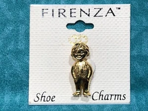 Firenza goldfarbene Schuh Charms (KID) neu im Paket - Bild 1 von 1