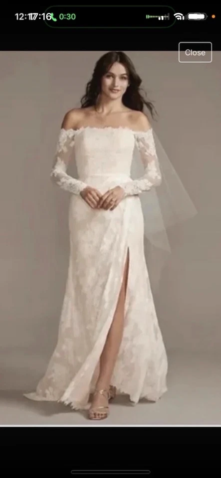 Melissa Sweet Wedding Dress Ivory Blush Size 18 - Image 1 of 1