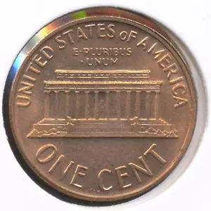 Reverso de centavo Lincoln 1968-D de los Estados Unidos - sin circular - Imagen 1 de 9