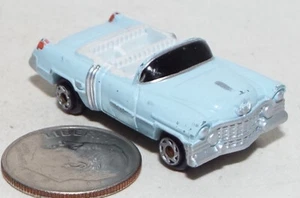 Small Micro Machine Plastic Cadillac Eldorado Convertible in Light Blue - Picture 1 of 3