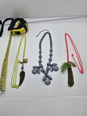 Neon Green Yellow Gold Peace Sign Necklace - Image 1 of 4