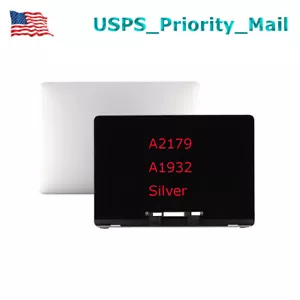 Silver for MacBook Air A1932 A2179 LCD Screen Display Assembly EMC : 3302 3184 - Picture 1 of 16