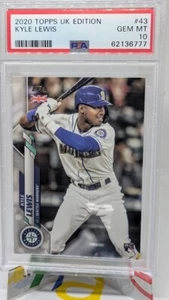 2020 Topps UK Kyle Lewis #64 Rookie Card (RC) - Rare UK Edition Mariners Star - Picture 1 of 2