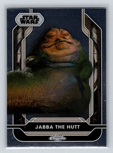 Tarjeta base Costco cromada Topps de Star Wars 2024 #118 Jabba the Hutt - Imagen 1 de 2