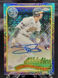 TYLER SODERSTROM 2024 Topps Chrome 1989 35th Mojo RC Rookie Auto Silver Pack - Picture 1 of 3