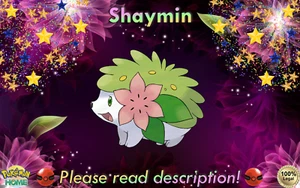 ✨Shaymin Pokémon Center Heart EVENT 6IV✨Scarlet Violet HOME + others (💯Legal) - Picture 1 of 5