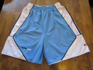 Vintage NBC CAMPS Reversible Basketball Shorts Men Medium Blue White Satin Mesh - Bild 1 von 10