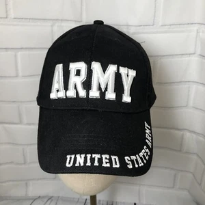 United States Army Baseball Cap Hat Black Adjustable Embroidery - Picture 1 of 5