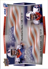 2015 Upper Deck USA Football Card #106 Humberto Baza/Jacob Sylvester