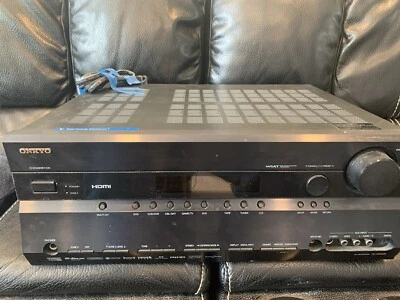 Onkyo TX-SR605 AV Receiver HDMI AUX Dolby TrueHD 7.1 Ch Surround Sound -Tested - Image 1 of 2