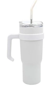 40oz Tumbler with Handle and Straw Lid, Vacuum Insulated Water Bottle for Hom... - Picture 1 of 4