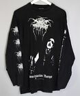 Vintage Darkthorne Shirt Long Sleeve 1999 Black Metal Transilvanian Hunger