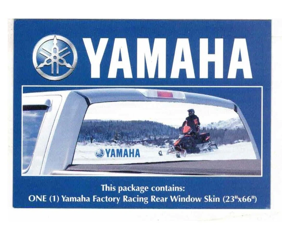 Подлинный Yamaha заводской гоночный задний грузовик окно кожи Phazer MTX снегоход - Изображение 1 из 1