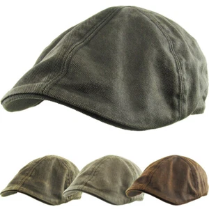 Gatsby Ivy Collection Classic Newsboy Cabbie Applejack Leather Hats Caps - Picture 1 of 47